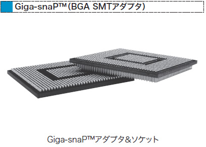 Giga-snaP™（BGA SMTアダプタ）