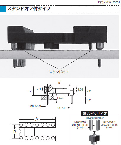 自動挿入機用DIPソケット