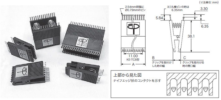 ヘビーデューティータイプDIP ICテストクリップ