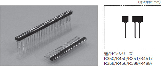 ワイヤラップPCBレセプタクル2.54mm