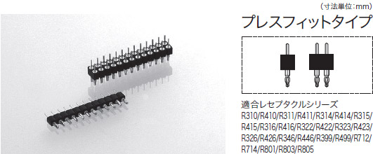 PCBコネクタ2.54mm